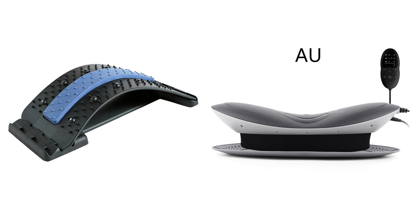 Ergonomic Electric Lumbar Massager for Home Use