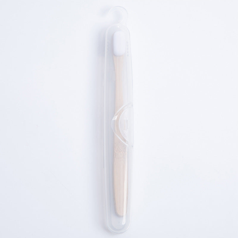 Eco-Friendly Bamboo Toothbrush with Natural Bristles