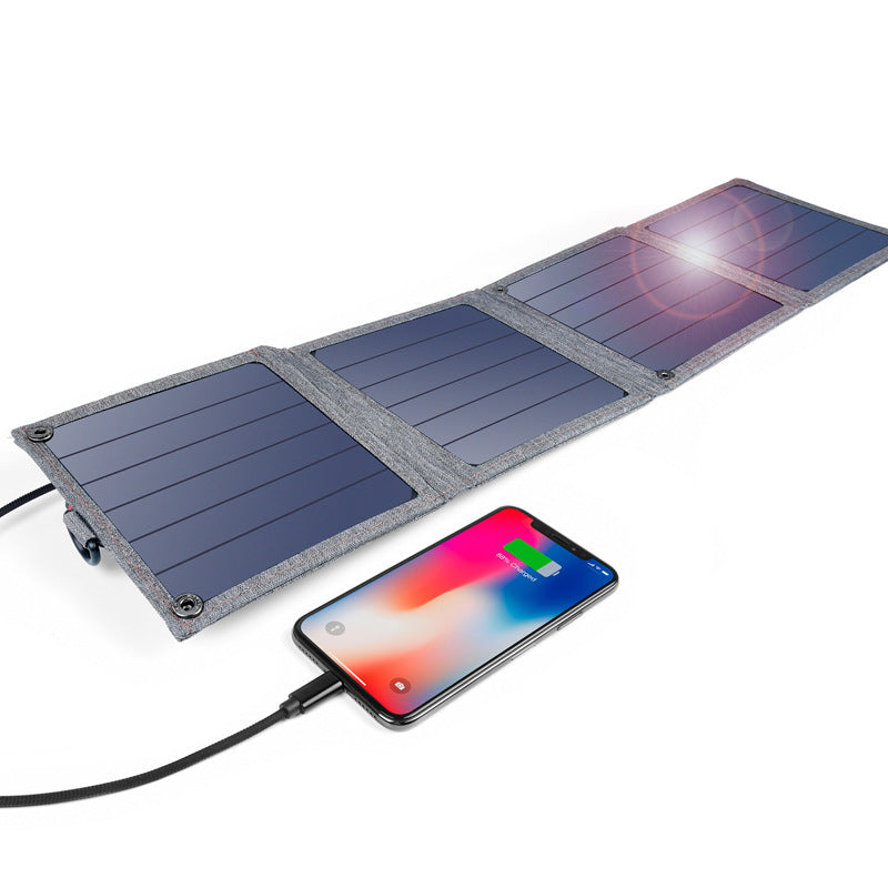 Portable Foldable Solar Panel Charger - Eco-Friendly Energy Solution