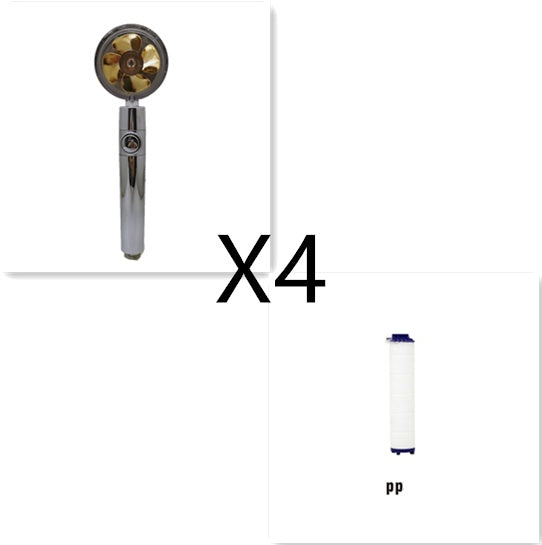 Water-Saving Handheld Shower Head with 360° Rotation and Adjustable Angles