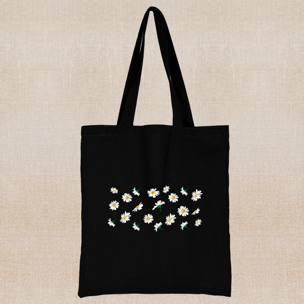 Eco-Friendly Daisy Tote Bag - Sustainable, Reusable, Durable