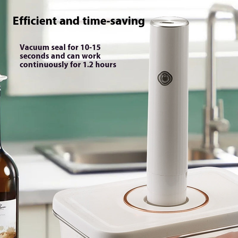 Compact Handheld Vacuum Sealer for Food Preservation
