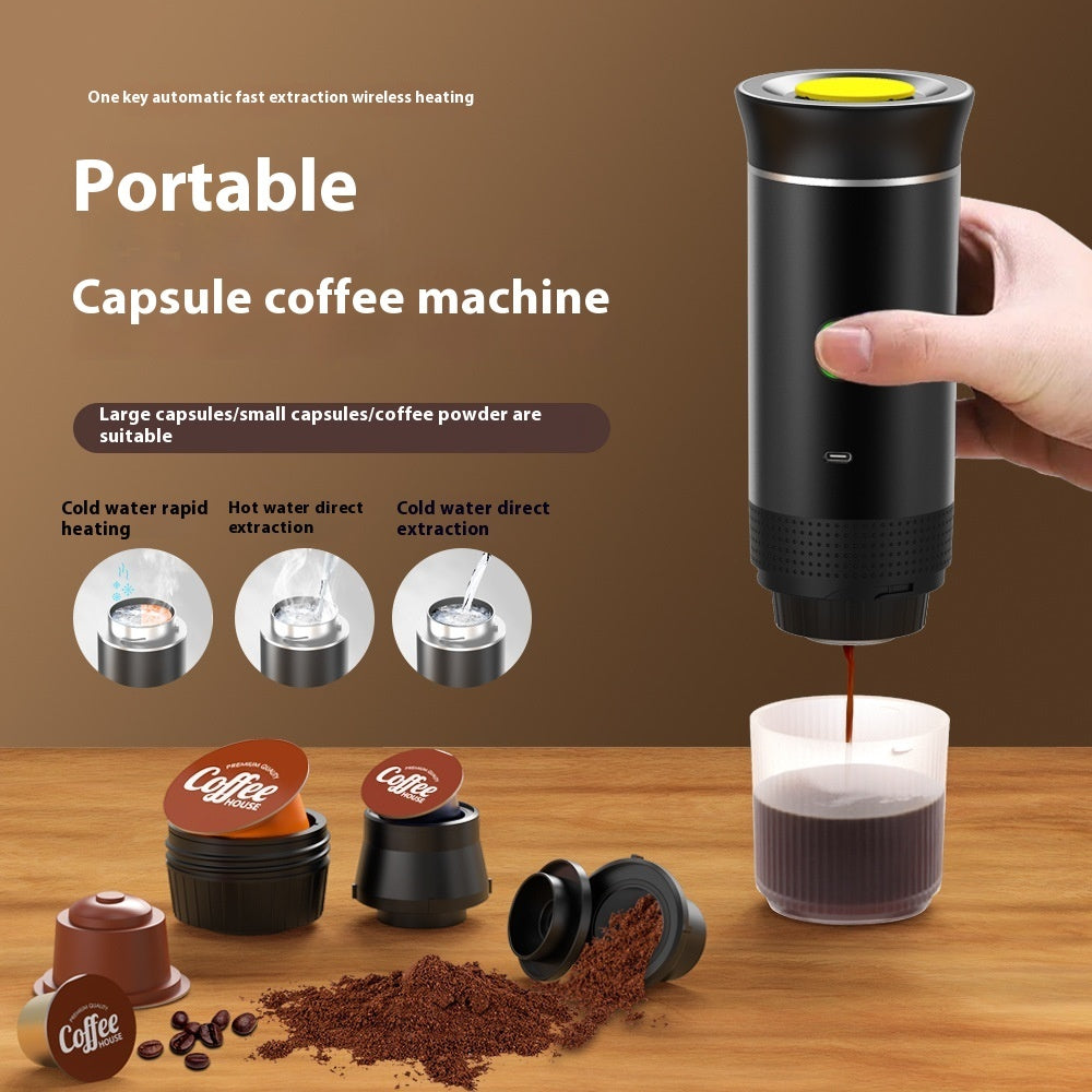 Portable Eco-Friendly Coffee Maker - Compact & Sustainable Brewing
