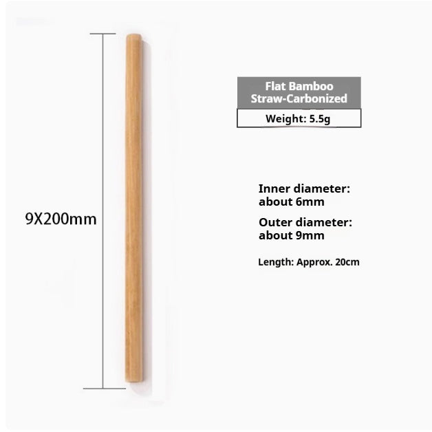 Eco-Friendly Bamboo Reusable Drinking Straws - Sustainable & Biodegradable