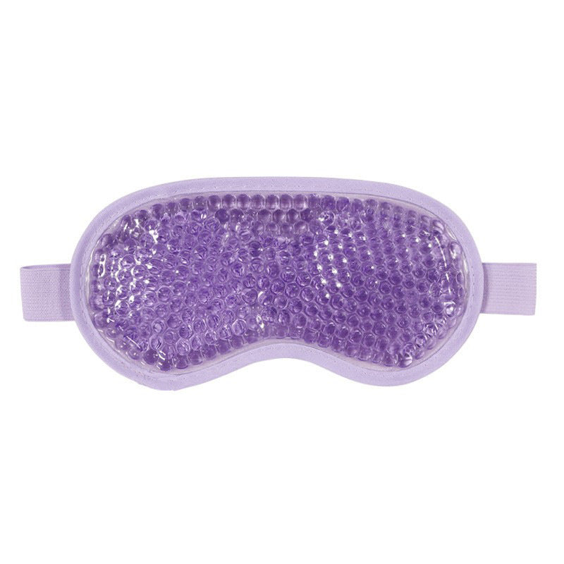 Reusable Gel Eye Mask for Hot & Cold Therapy - Blue Contoured Design