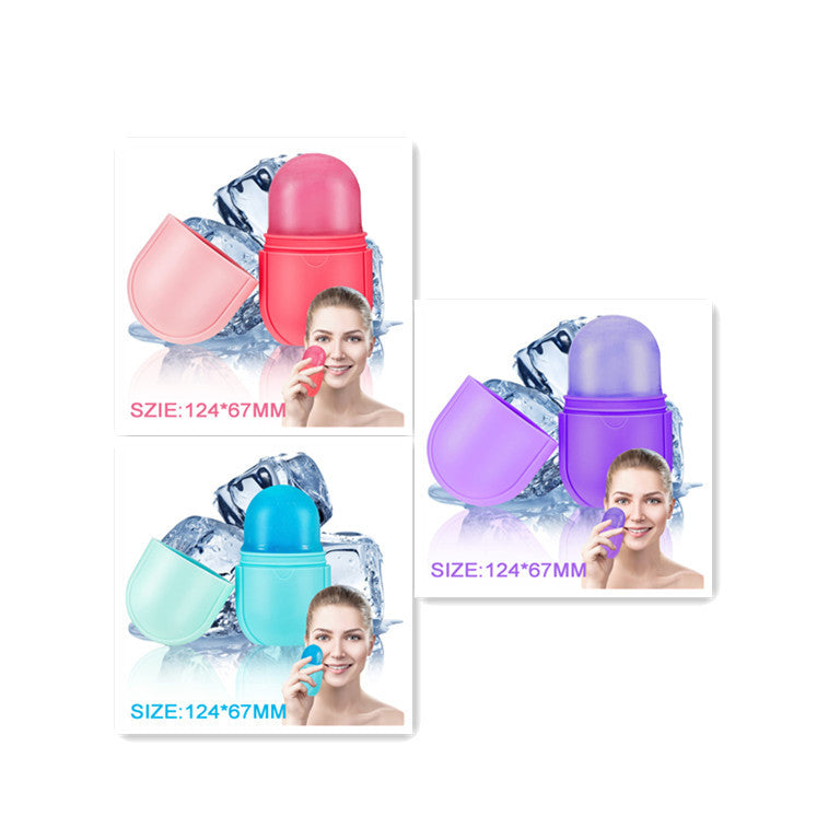 Light Blue Reusable Ice Roller for Skin Care and Wellness