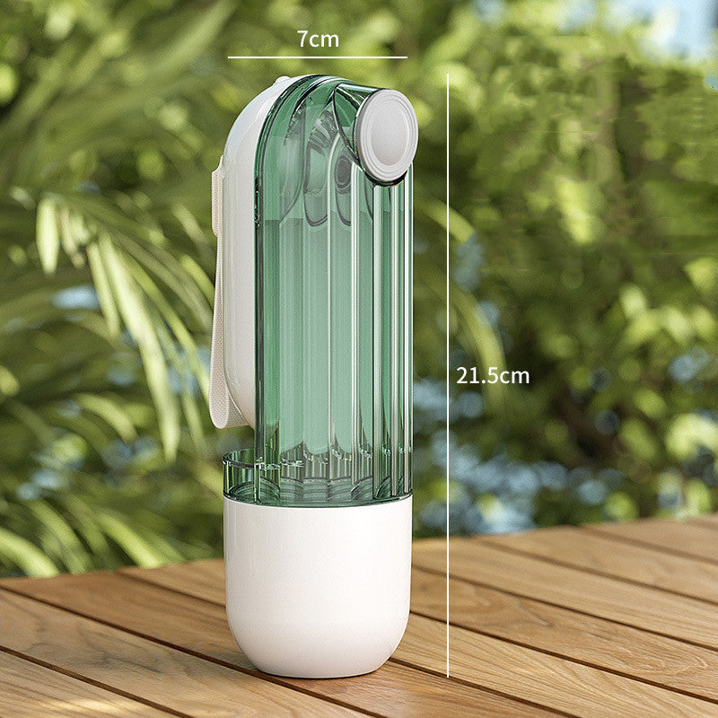 Portable 2-in-1 Pet Water and Food Container - Eco-Friendly Travel Solution