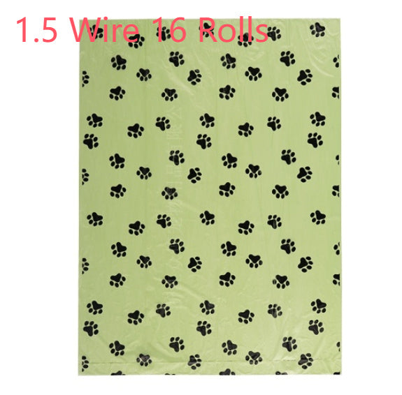 Eco-Friendly Biodegradable Dog Poop Bags - Green & Teal Waste Bags for Pets