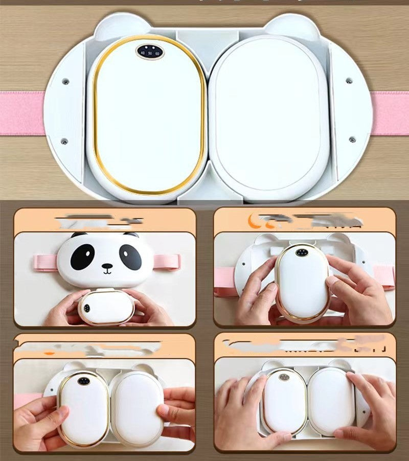 Eco-Friendly Rechargeable Hand Warmer - Portable & Sustainable Comfort