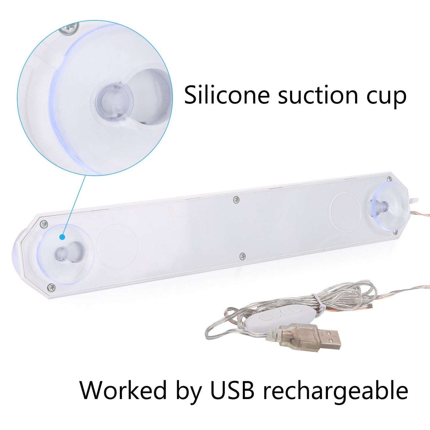 Energy-Efficient LED Vanity Mirror Lights with Adjustable Brightness