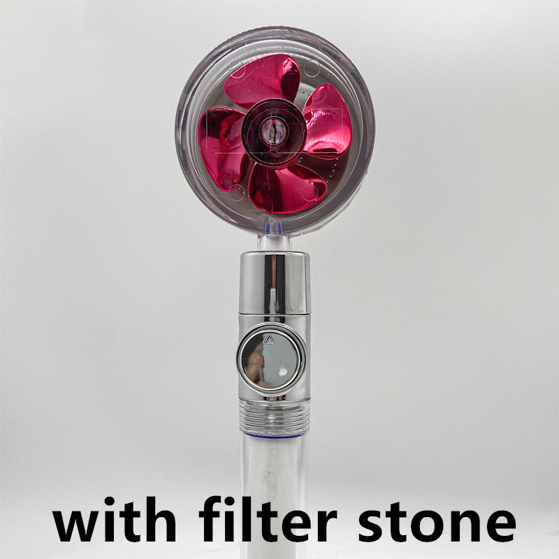 Water-Saving Handheld Shower Head with 360° Rotation and Adjustable Angles