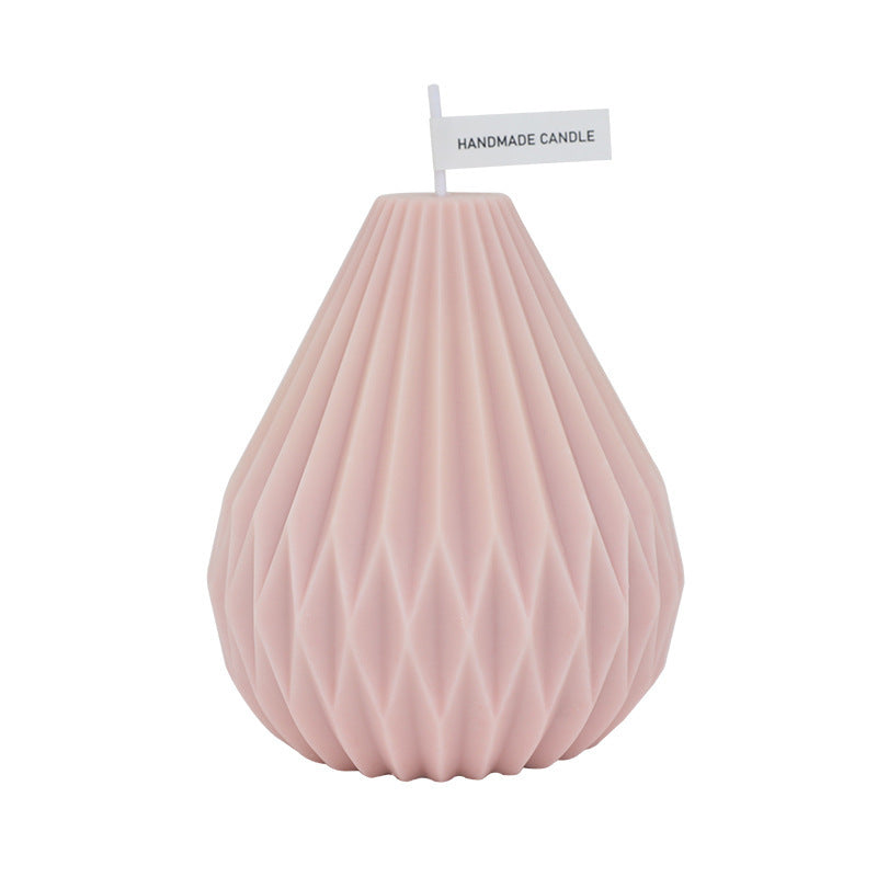 Geometric Pastel Handmade Candles - Eco-Friendly Home Décor