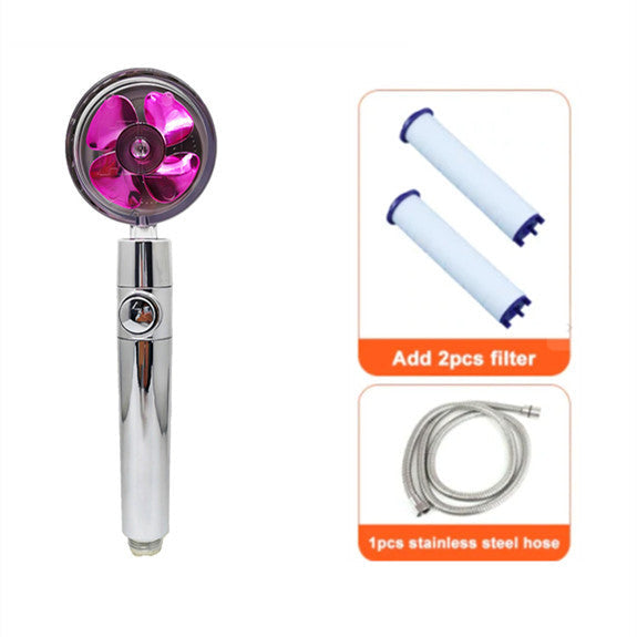 Water-Saving Handheld Shower Head with 360° Rotation and Adjustable Angles