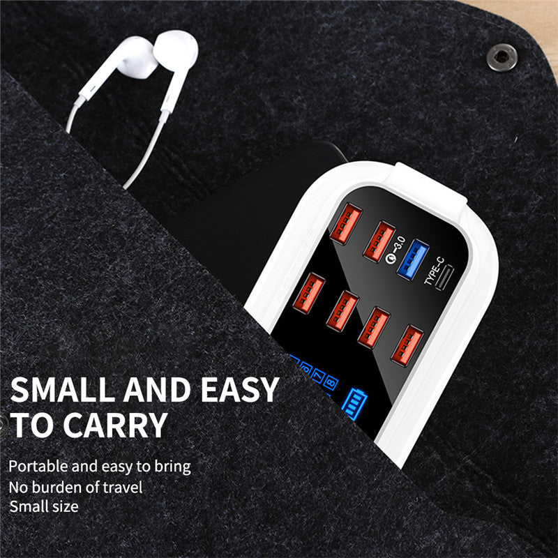 Compact Multi-Port USB Charging Station for Sustainable Living
