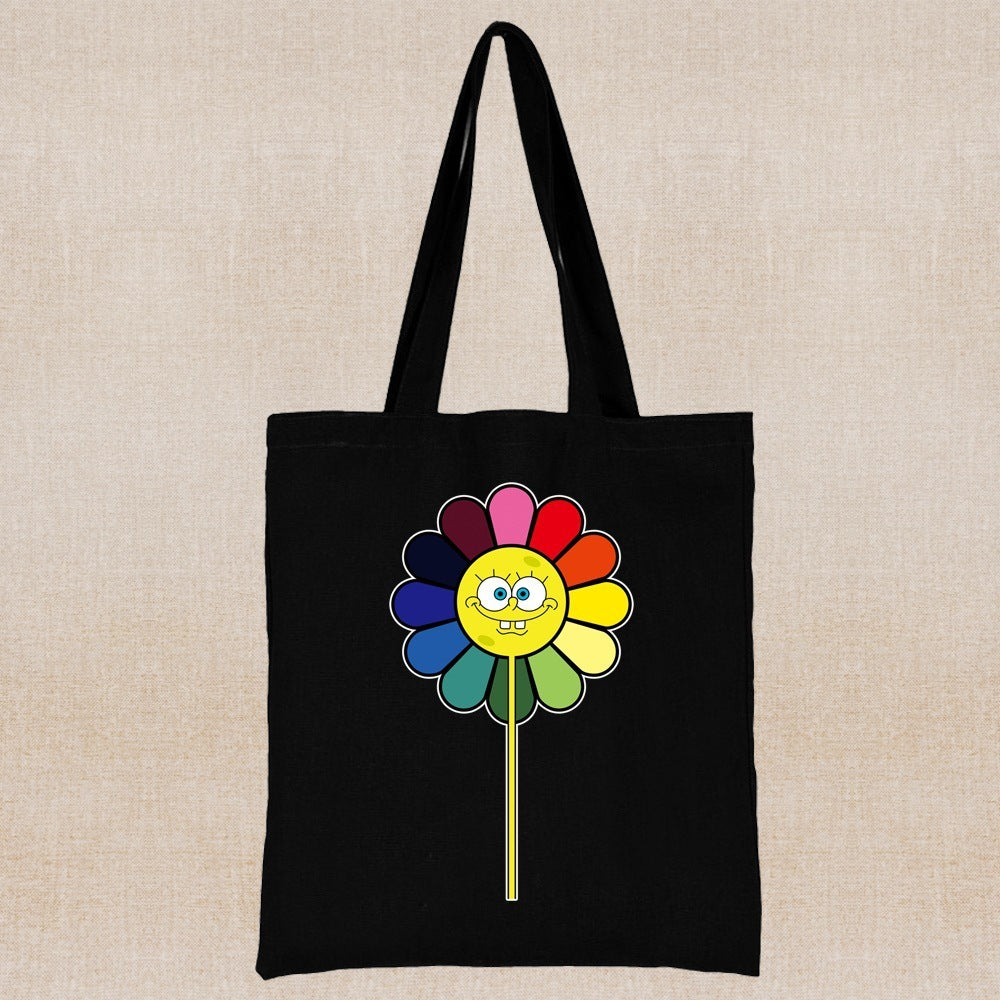 Eco-Friendly Daisy Tote Bag - Sustainable, Reusable, Durable