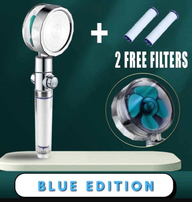 Water-Saving Handheld Shower Head with 360° Rotation and Adjustable Angles