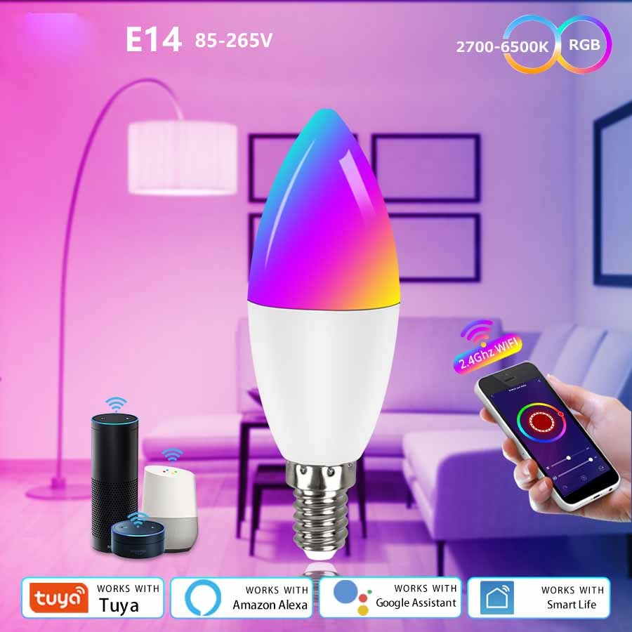 Smart LED Table Lamp with Alexa & Google Assistant Compatibility
