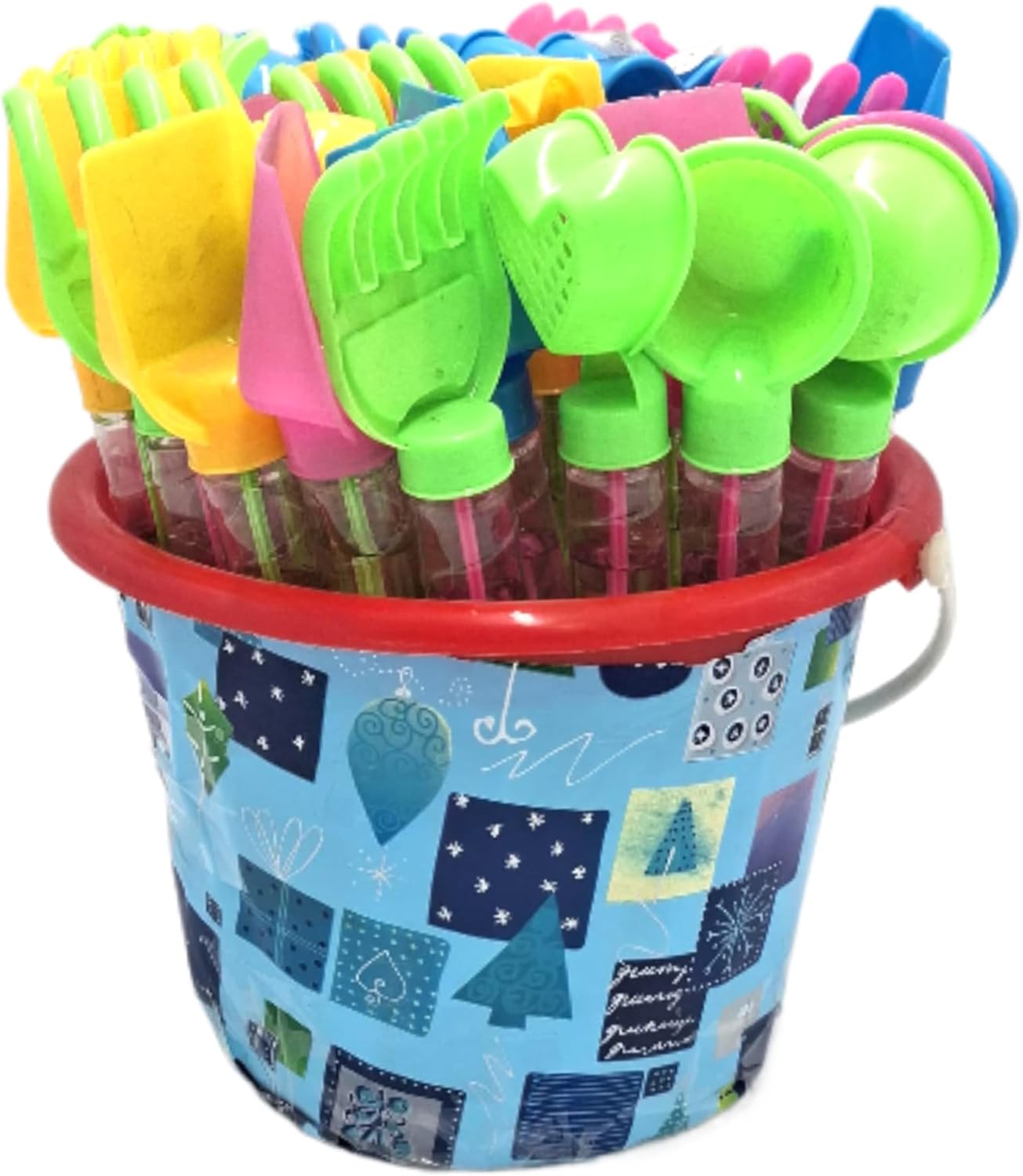 Bubble Wands 17cm for Kids Party Outdoor Bubble Toy – Fun Bubble Wand Set for Backyard, Garden, and Playtime, Pack of 4