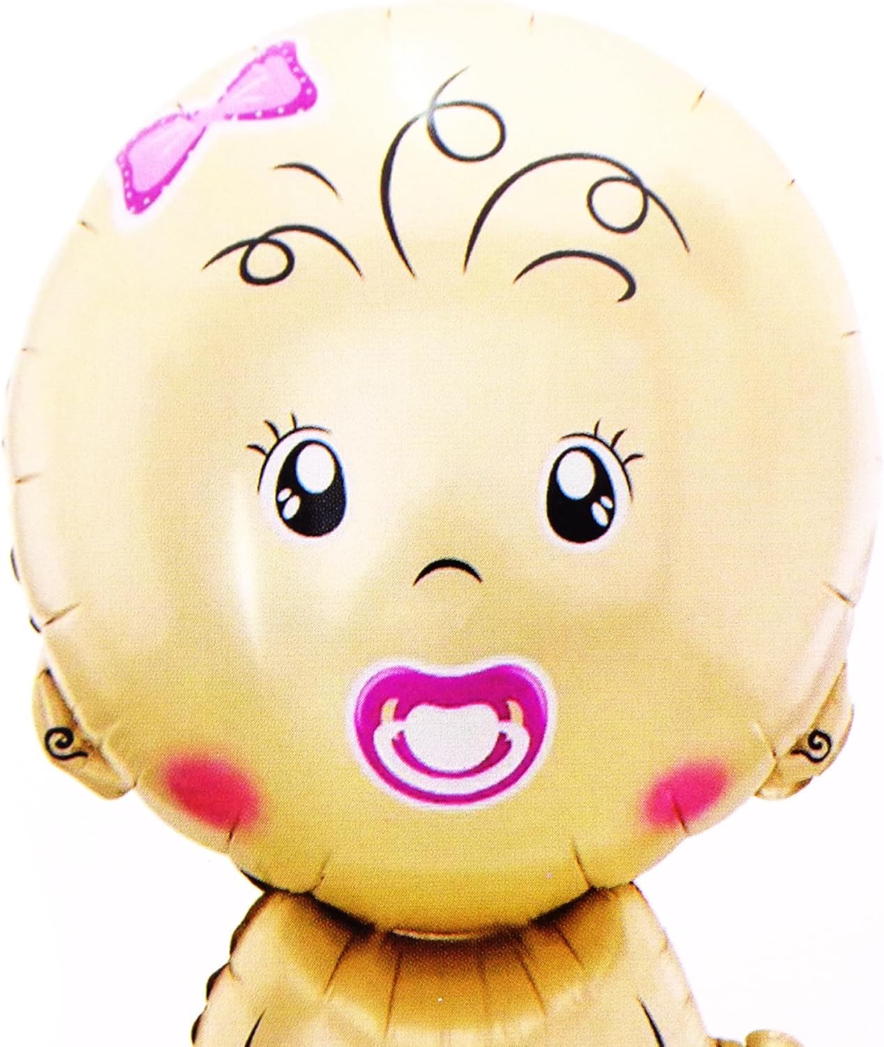 Baby Girl Foil Balloon – 1pcs/Card for Baby Shower & Birthday Celebration