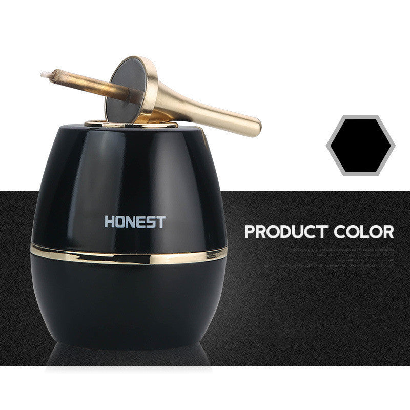 Eco-Friendly Black & Gold Oil Lamp - Sustainable Lighting Solution