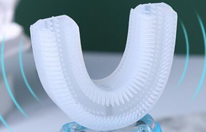 Smart USB Rechargeable U-Shaped Electric Toothbrush for Whole-Mouth Cleaning