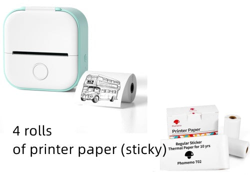 Compact Eco-Friendly Portable Label Printer for Home Organization