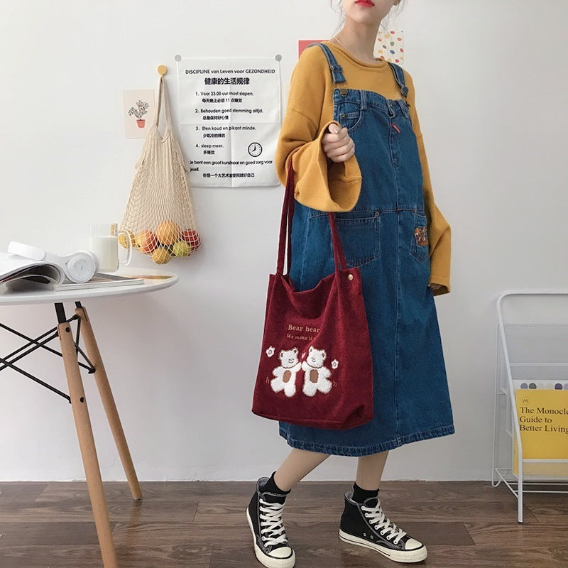 Eco-Friendly Brown Cotton Tote Bag for Sustainable Living