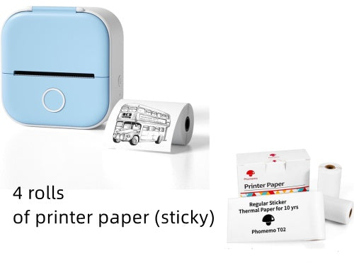 Compact Eco-Friendly Portable Label Printer for Home Organization