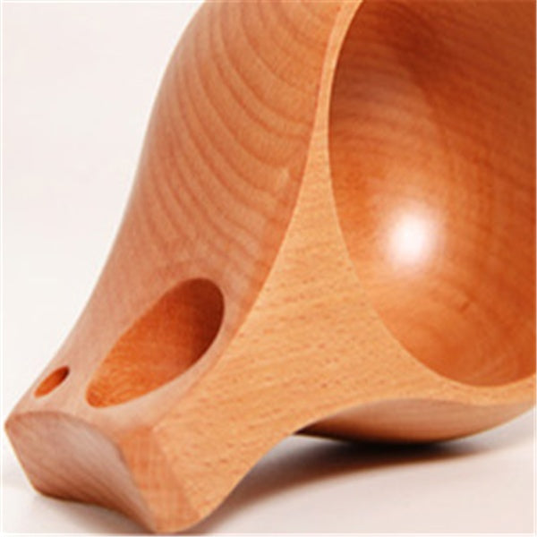 Eco-Friendly Wooden Cup with Handle - Sustainable & Biodegradable