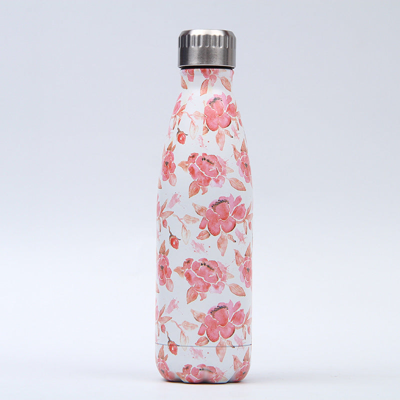Insulated Stainless Steel Water Bottle - Eco-Friendly, Reusable, 500ml