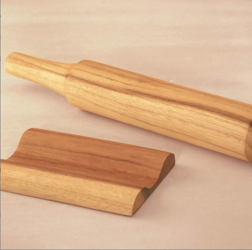 Eco-Friendly Wooden Rolling Pin - Sustainable Kitchen Tool