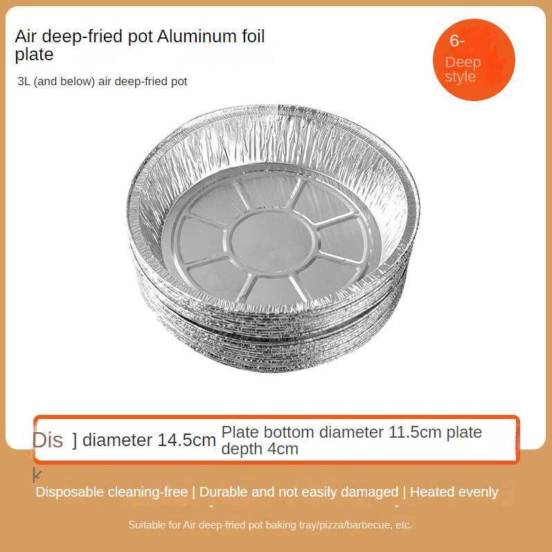 Eco-Friendly Reusable Aluminum Foil Trays for Air Fryers