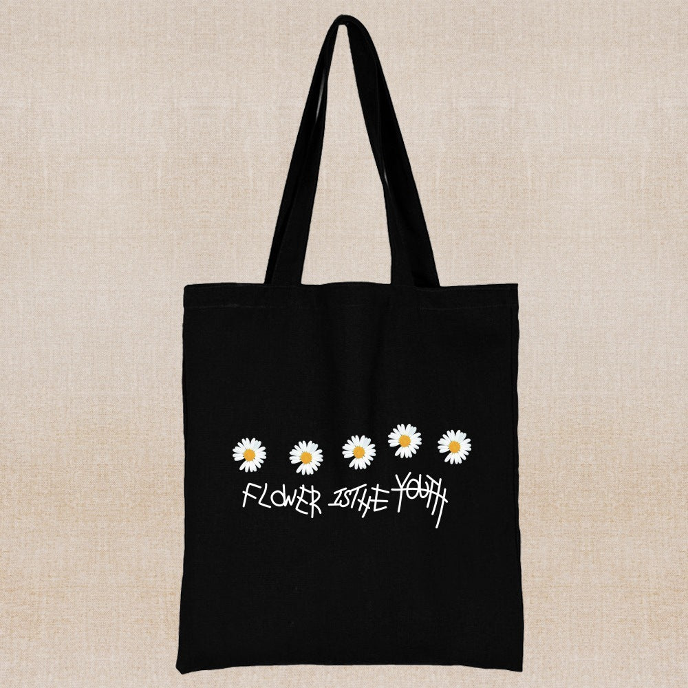 Eco-Friendly Daisy Tote Bag - Sustainable, Reusable, Durable