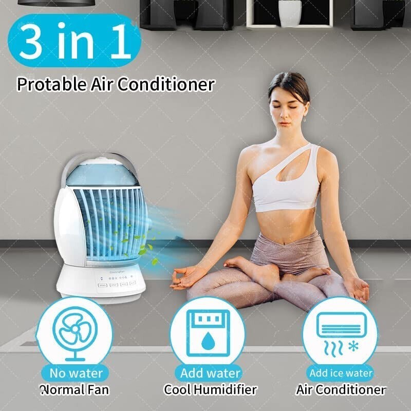 Portable USB-Powered Air Cooler for Energy-Efficient Cooling