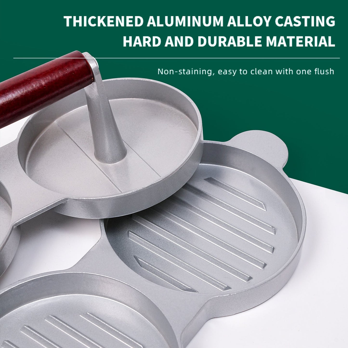 Eco-Friendly Hamburger Meat Press - Durable, Reusable Kitchen Tool