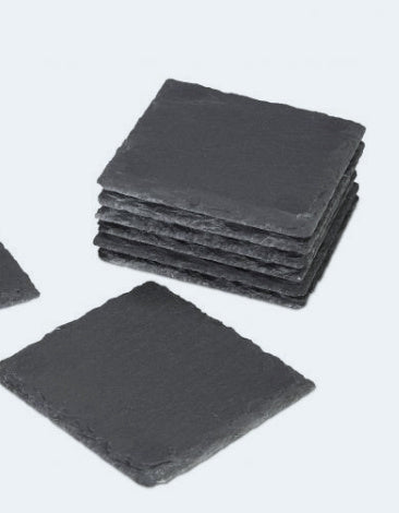 Eco-Friendly Slate Serving Platters & Coasters - Durable, Stylish, Sustainable