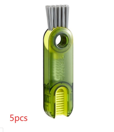 3 in 1 Eco-Friendly Cleaning Brush with Interchangeable Heads