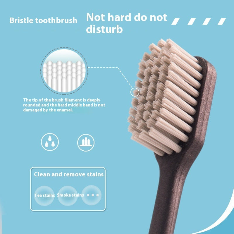 Eco-Friendly Biodegradable Adult Toothbrush - Sustainable Oral Care