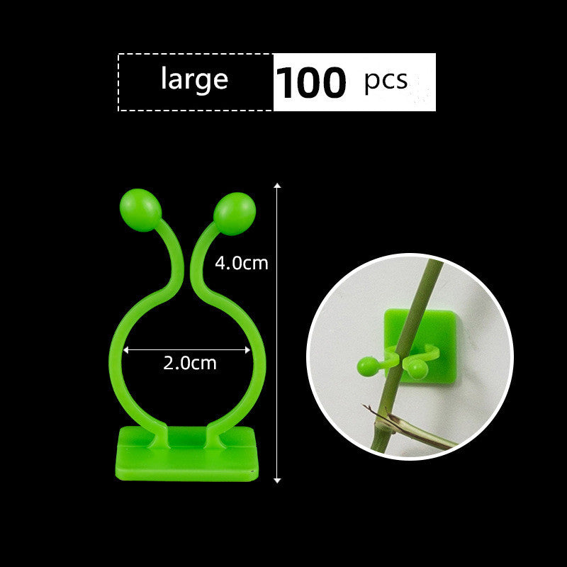 Leaf-Shaped Biodegradable Plant Support Clips - Eco-Friendly Garden Solution