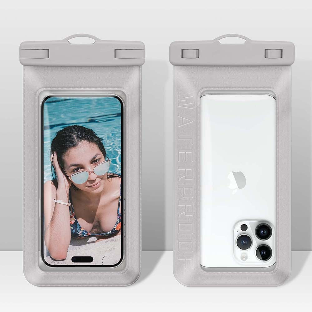 Waterproof Phone Pouch - Light Blue, Durable & Eco-Friendly