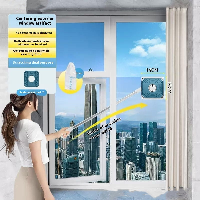 Eco-Friendly Reusable Window Cleaning Tool - Water-Saving, Chemical-Free
