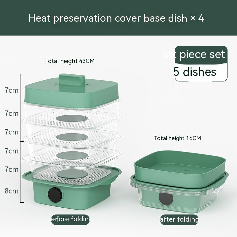 Smart Eco-Friendly Food Steamer with Reusable Trays