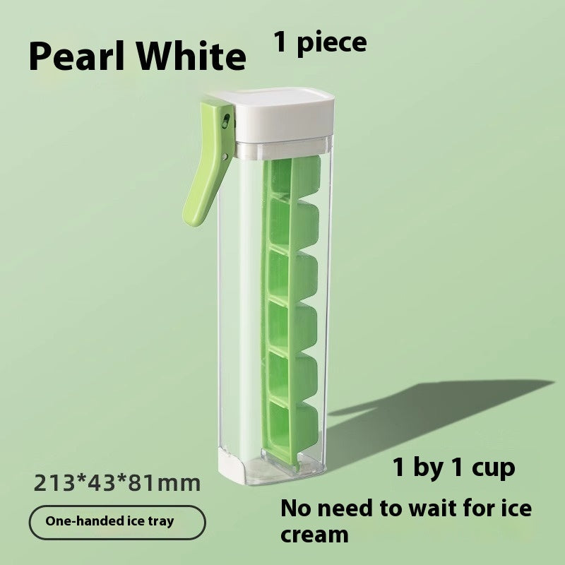 Hygienic Reusable Ice Cube Tray with Dispenser - Eco-Friendly Kitchen Essential