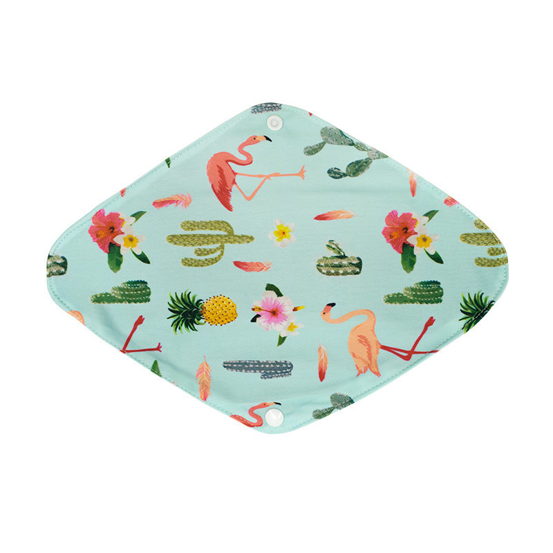 Eco-Friendly Reusable Cloth Menstrual Pads - Multicolored Patterns