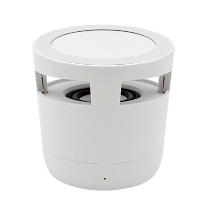 Eco-Friendly Bluetooth Speaker with Wireless Charging - Light Wood Grain