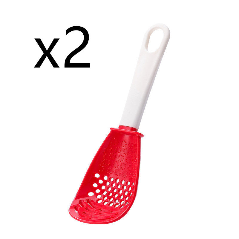 Multi-Functional Kitchen Strainer Spoon - Eco-Friendly Cooking Tool