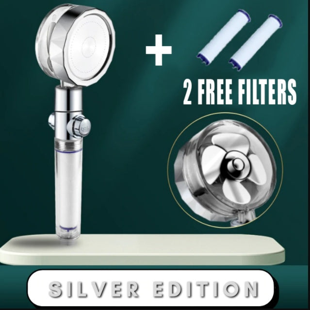 Water-Saving Handheld Shower Head with 360° Rotation and Adjustable Angles