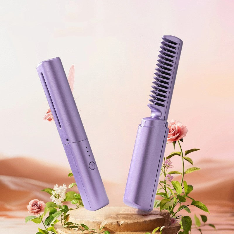 Wireless Hair Hot Comb - Portable Styling Tool for Effortless Hair Care