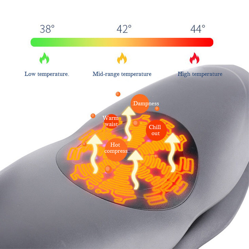 Ergonomic Electric Lumbar Massager for Home Use