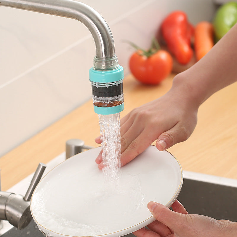 Pink Faucet Water Filter - Eco-Friendly, Water-Saving, Easy Installation